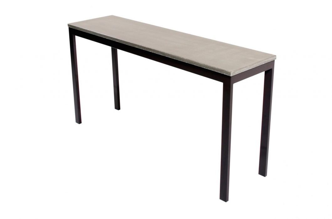 concrete console table