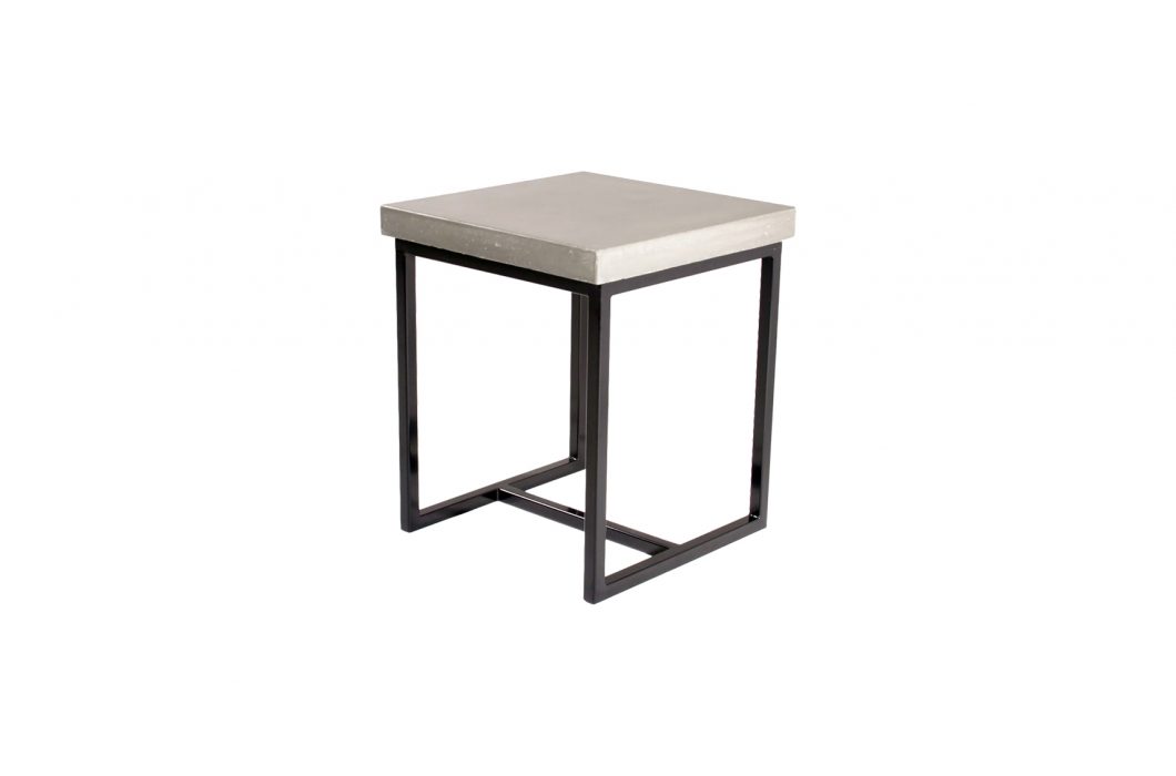 concrete side table